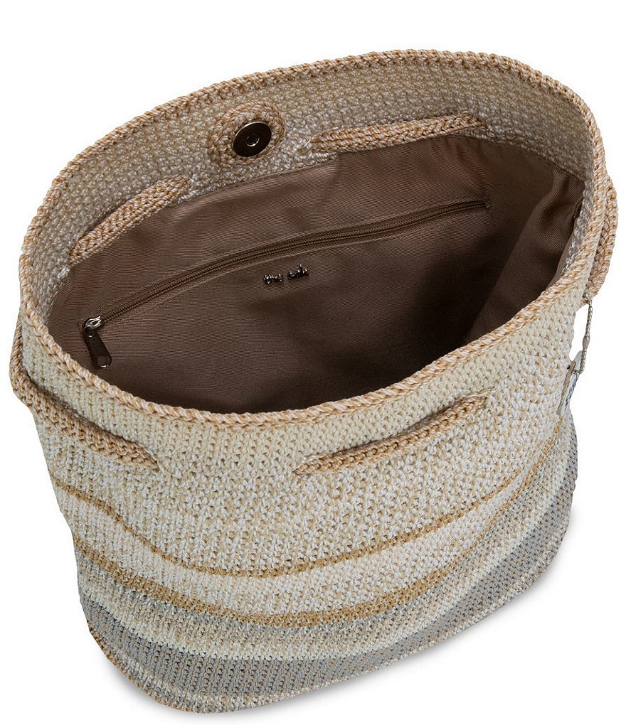 The Sak Kali Crochet Drawstring Backpack