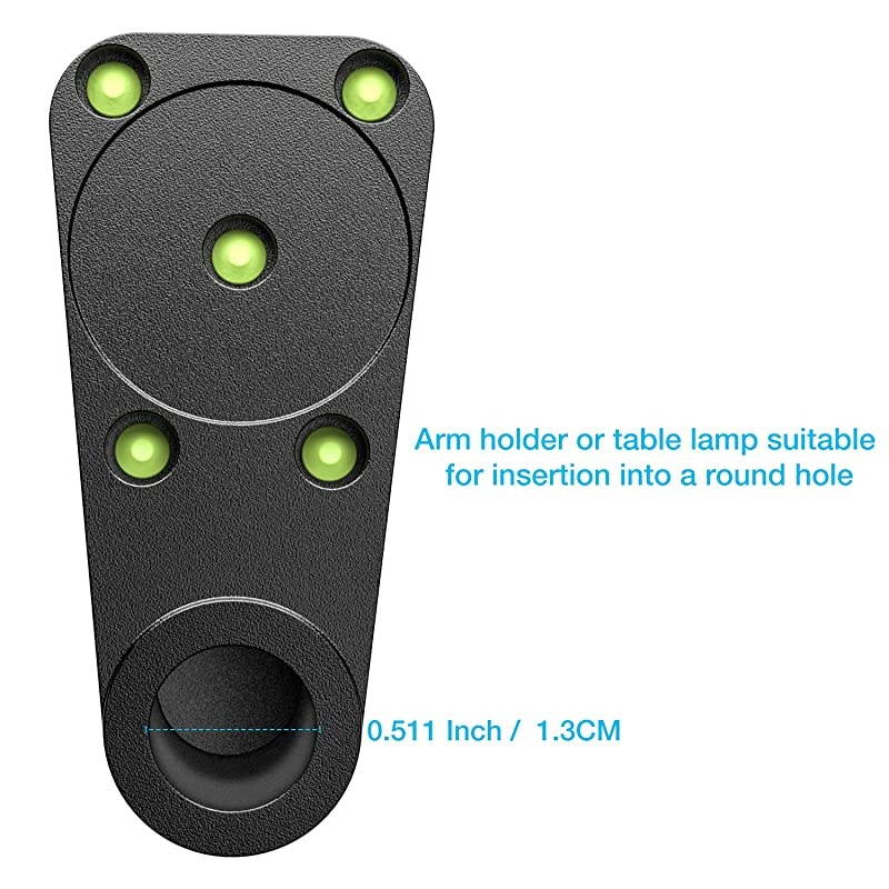 1 PCS C Shape Desk Table Mount Clamp For Microphone Mic Suspension Boom Scissor Arm Stand Holder with Adjustable Screw, Fits up to 1.97"/5cm Desktop Thickness