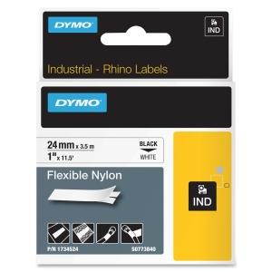 Dymo LABEL, DYMO RHINOPRO WHITE FLEX 1"