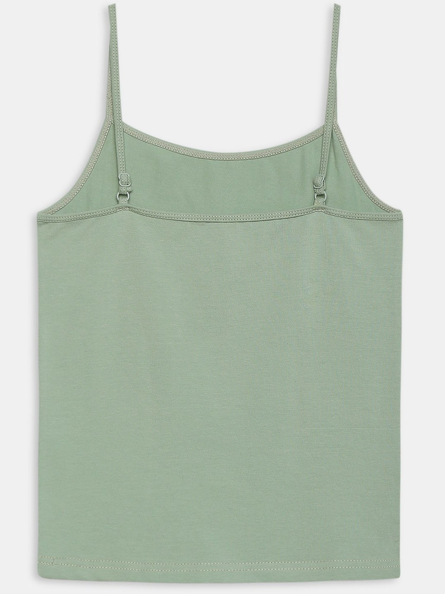 Sillysally Kids White & Grey Regular Fit Camisole