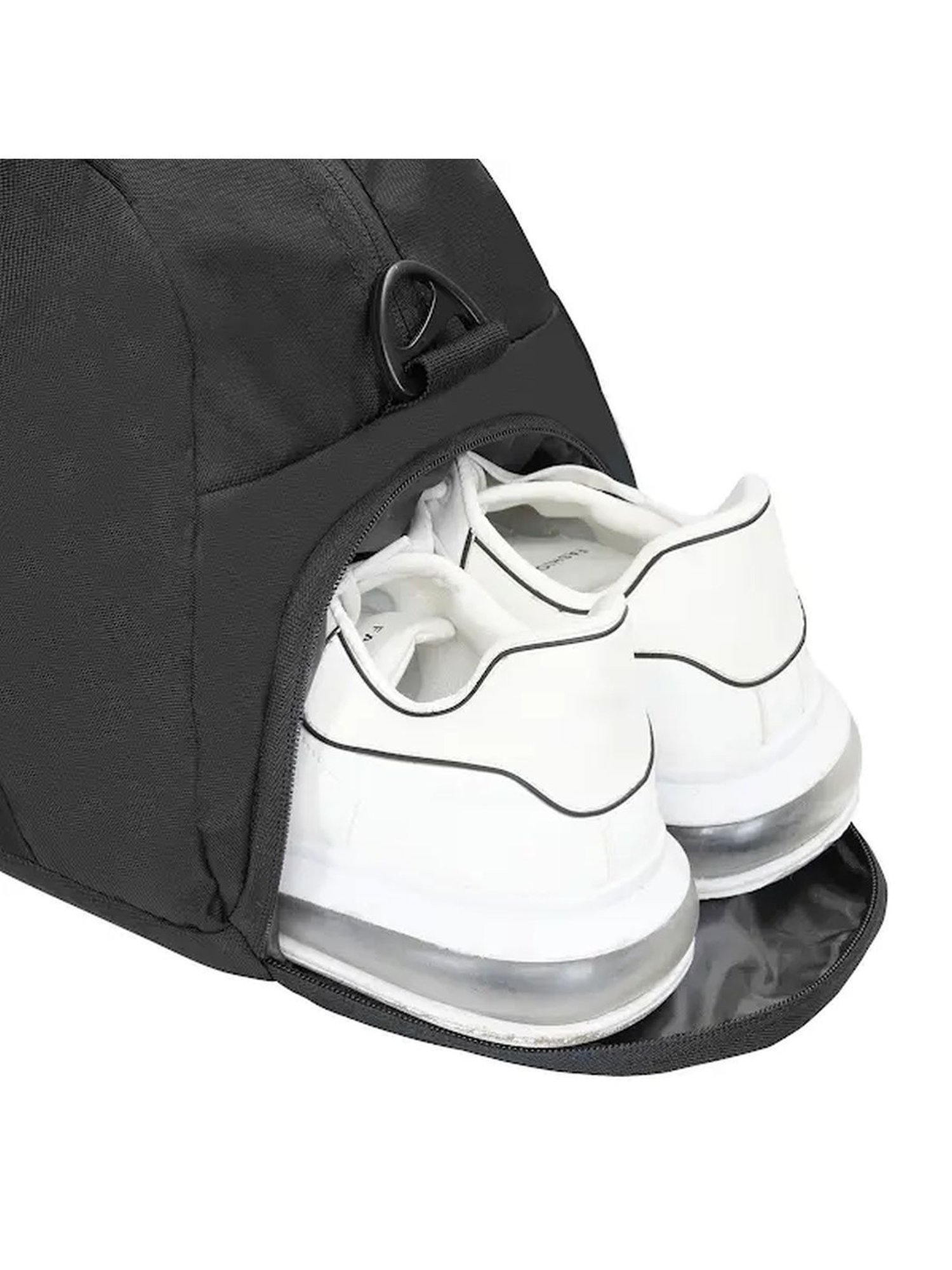 Aeropostale Byron Black Solid Duffle Bag