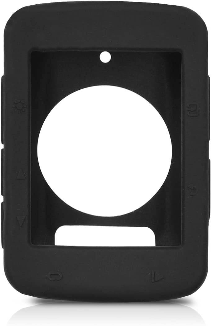 kwmobile Case Compatible with Garmin Edge 520 - Soft Silicone Bike GPS Navigation System Protective Cover - Black