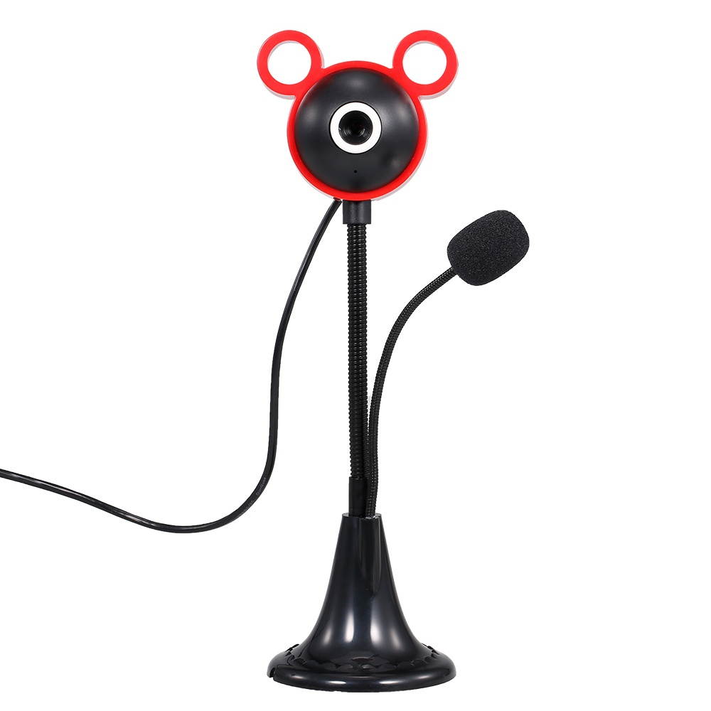 5MP 480P Webcam 30fps Web Camera Noise-reduction Microphone Laptop Computer Camera USB Plug & Play for Laptop Desktop