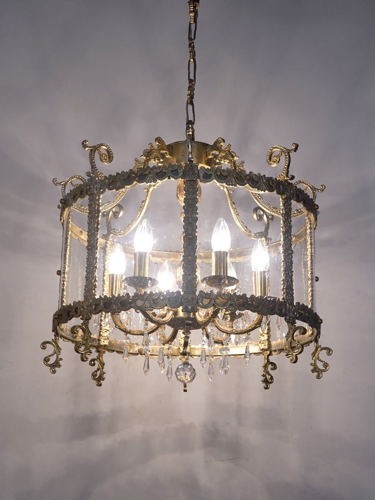 Fos Lighting Antique Brass Usha Double Wall Light (Bulb not included) - Set of 1