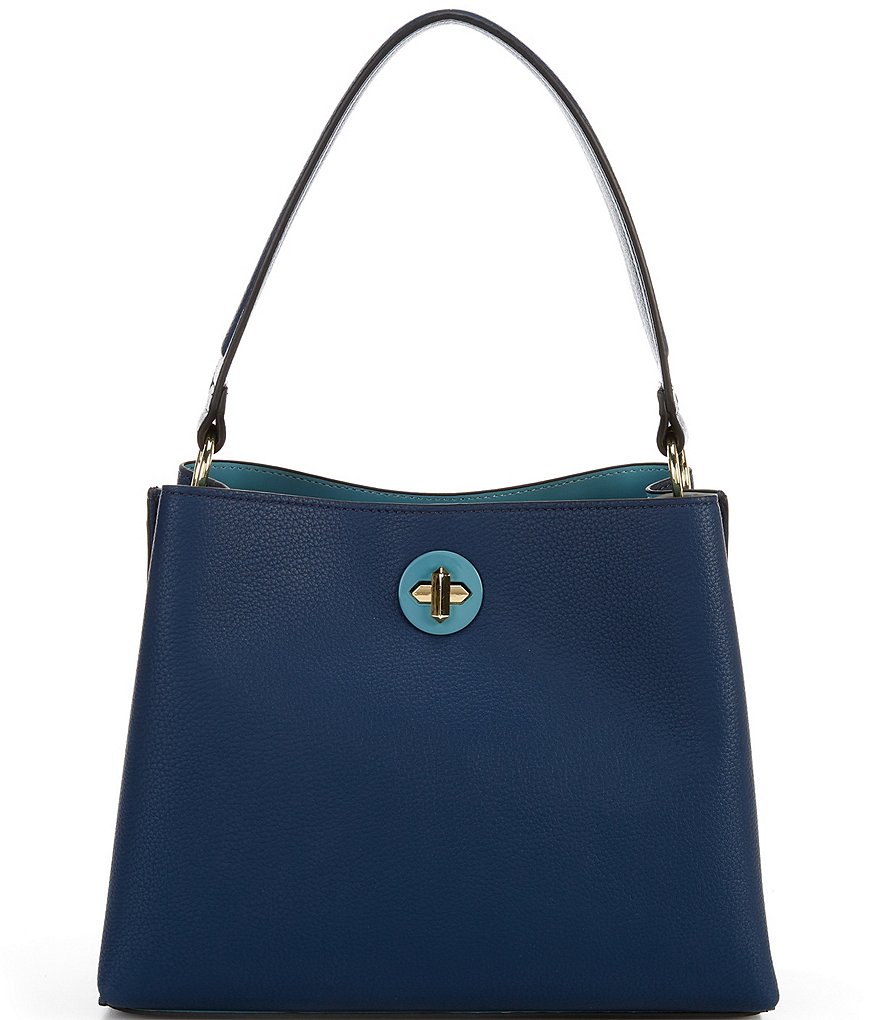 Dooney & Bourke Signature Hydrangea Monogram Collection Floral Hobo Bag