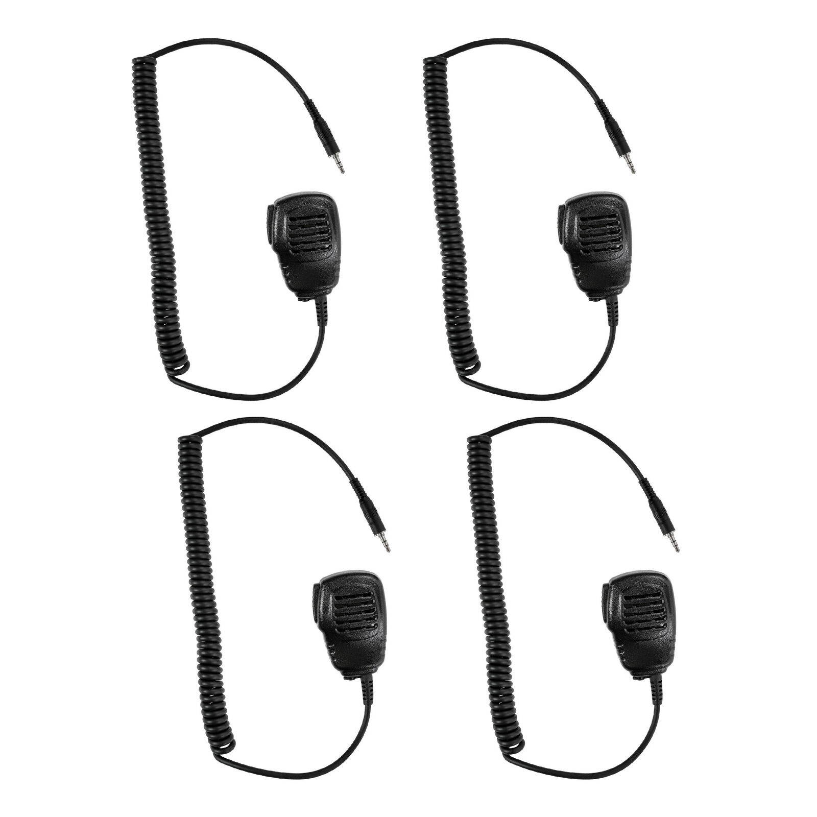 4 pcs Speaker Microphone for Motorola Visar Series BDN6676D Adaptor