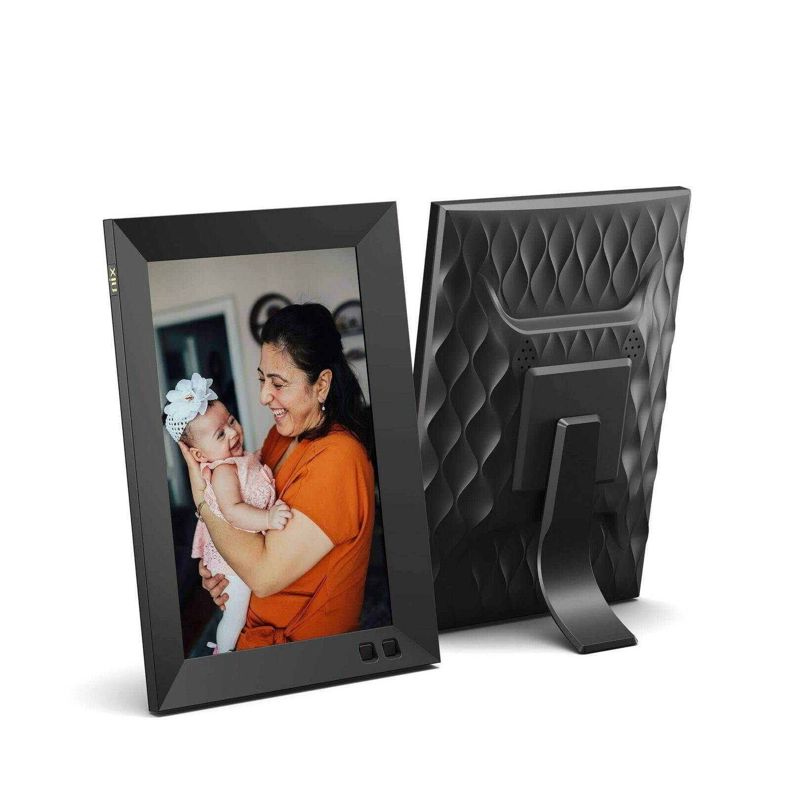 NIX 8 Inch Digital Picture Frame - Portrait or Landscape Stand, HD Resolution...