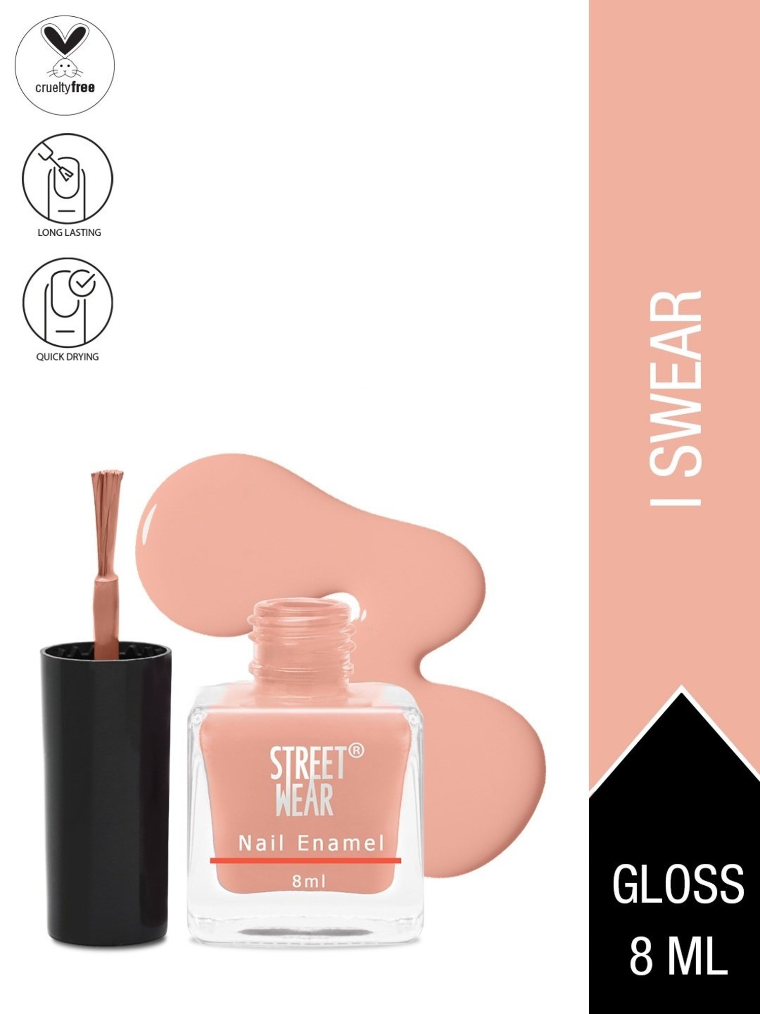 Street Wear Gloss Nail Enamel I Swear - 8 ml