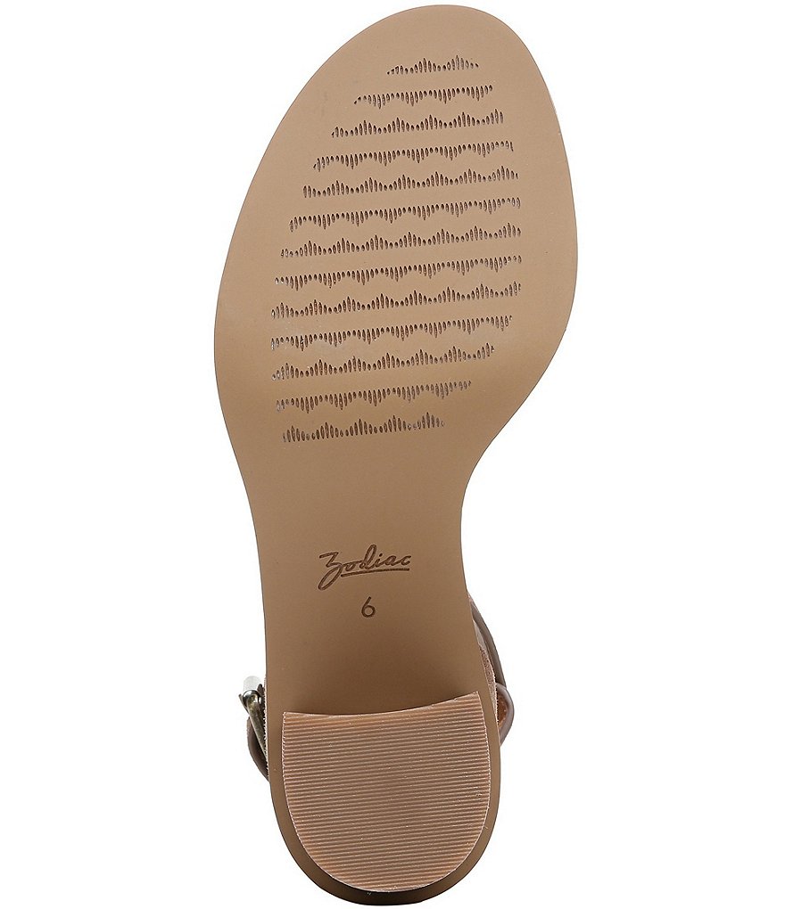 Zodiac Ilsa Suede Ankle Strap Block Heel Sandals