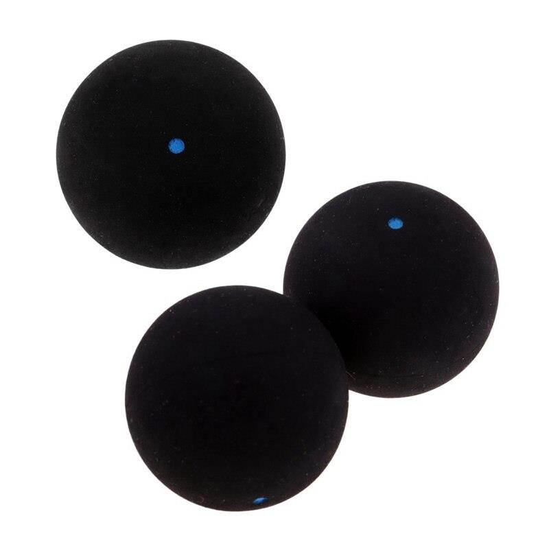 Squash Ball Blue Dot Fast Speed Sports Rubber Balls Professional Player Competition Squash(3 Pcs)