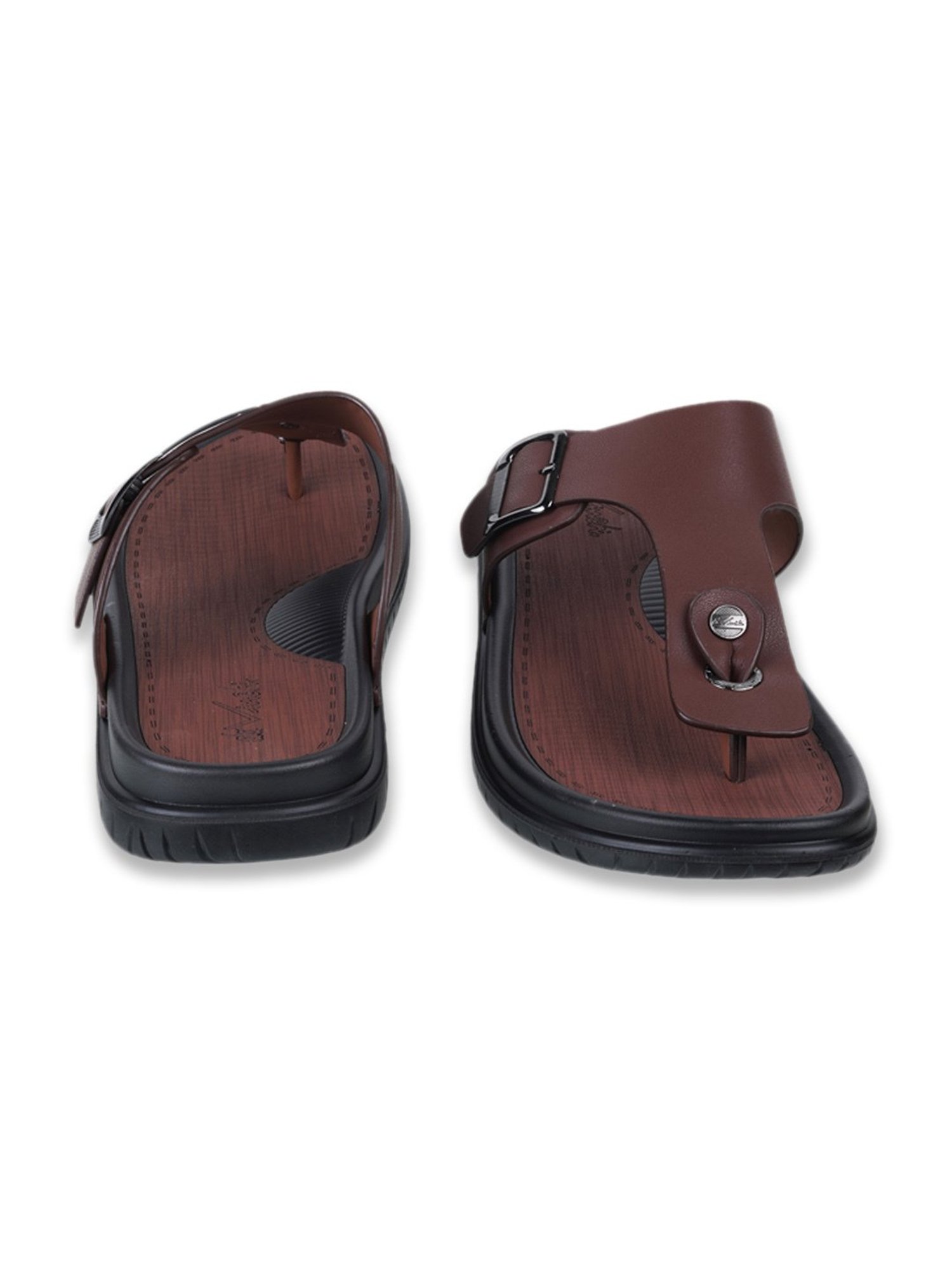 Da Vinchi by Metro Men's Brown Thong Sandals