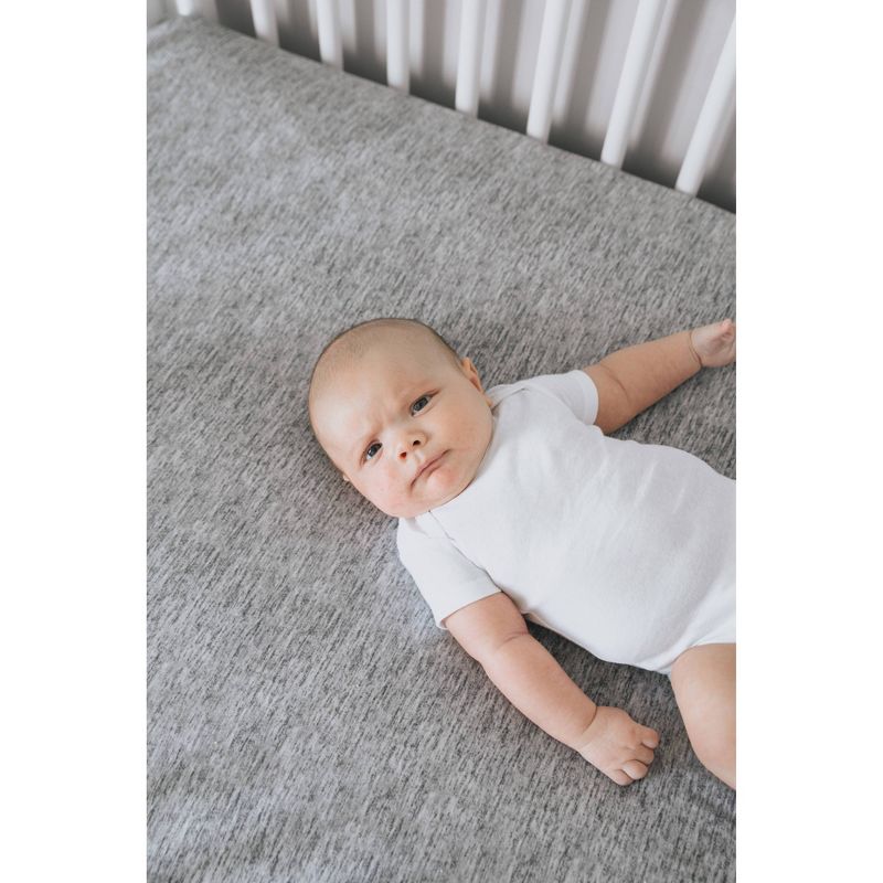 Copper Pearl Premium Crib Sheet - Asher