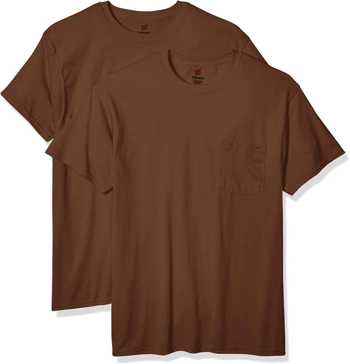 Hanes Men's Workwear Short Sleeve Tee (2-Pack)