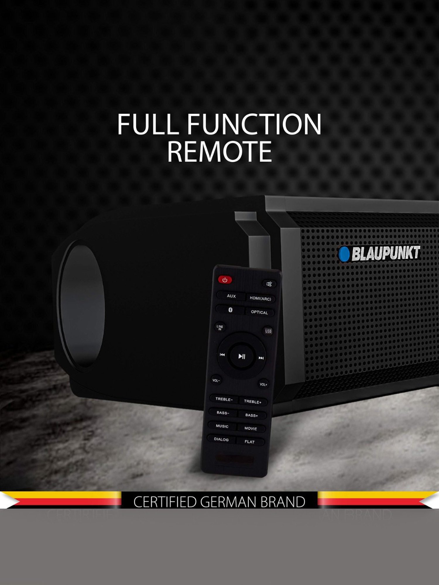 Portronics Decibel 24 | 10W Bluetooth Soundbar Speaker With In Built Mic (Black)