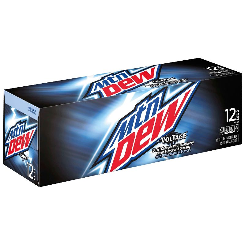 Mountain Dew Voltage Soda - 12pk/12 fl oz Cans