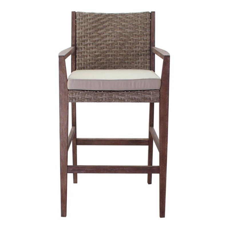 Bridgeport Barstool - Taupe - Courtyard Casual