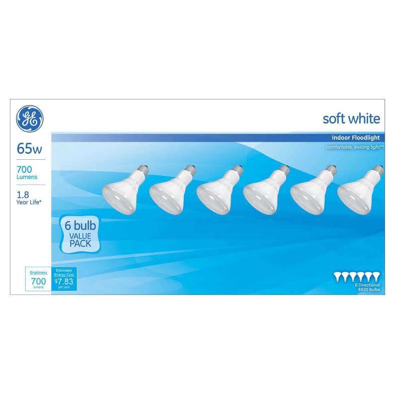 General Electric VintaDeco CAC Spiral Clear LED Light Bulb White