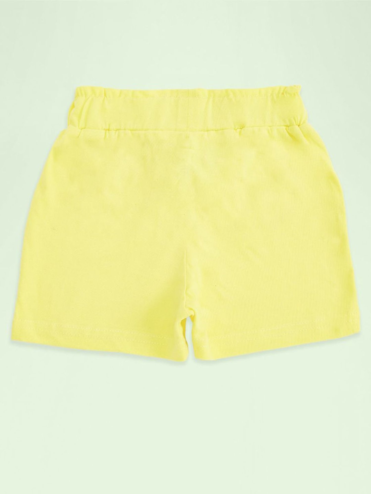 Pantaloons Baby Red & Yellow Cotton Printed Shorts (Pack of 2)