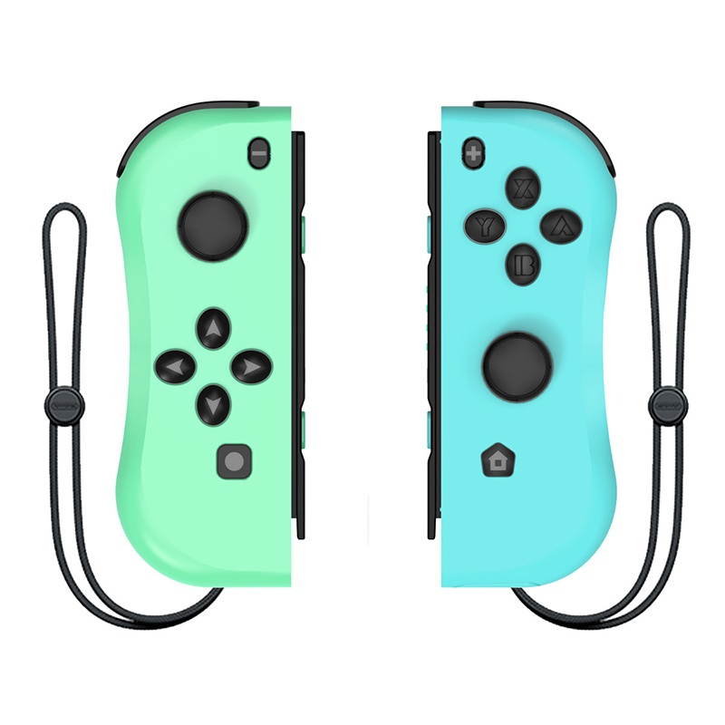 GL-S026 bluetooth Six-axis Somatosensory Gyroscope TURBO Vibration Gamepad For Nintendo Switch Wireless Left Right Game Controller for NS Game Console-Yellow-green