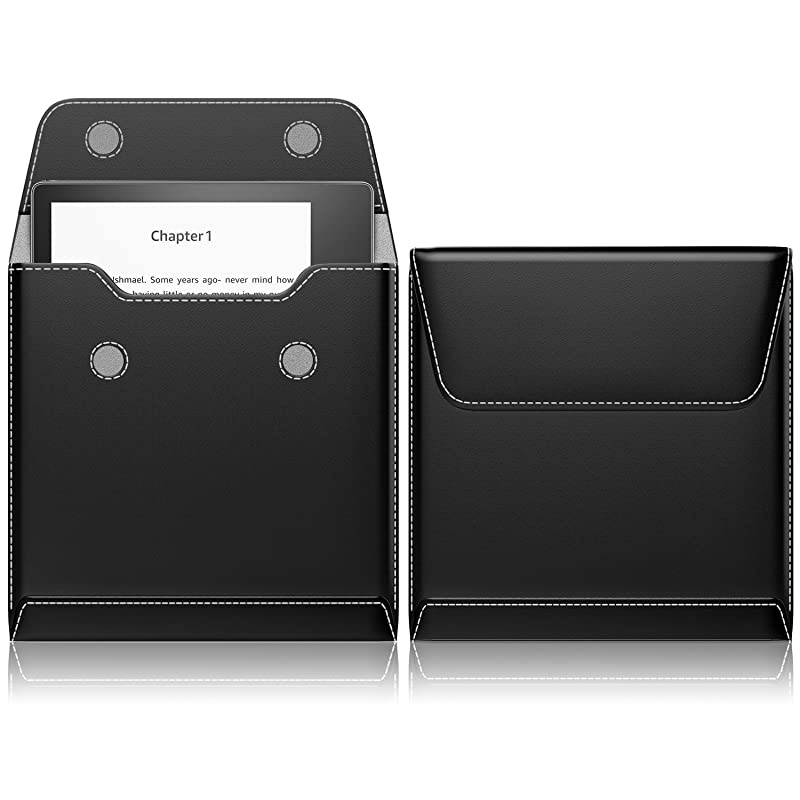 6 Inch Kindle Sleeve Case Fits All-New Kindle Paperwhite 2018/Kindle 10th Generation 2019, Protective PU Leather Cover Bag for Kindle Voyage/Kindle(8th Gen)/Kindle Oasis 6" E-Reader - Light Brown