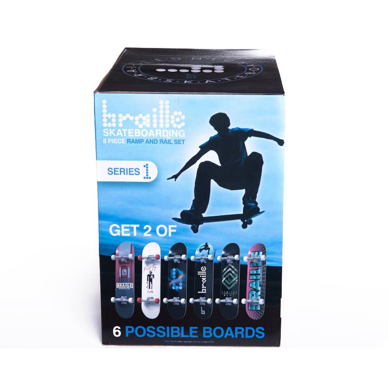 Braille Skateboarding Mini Skateboard Ramp