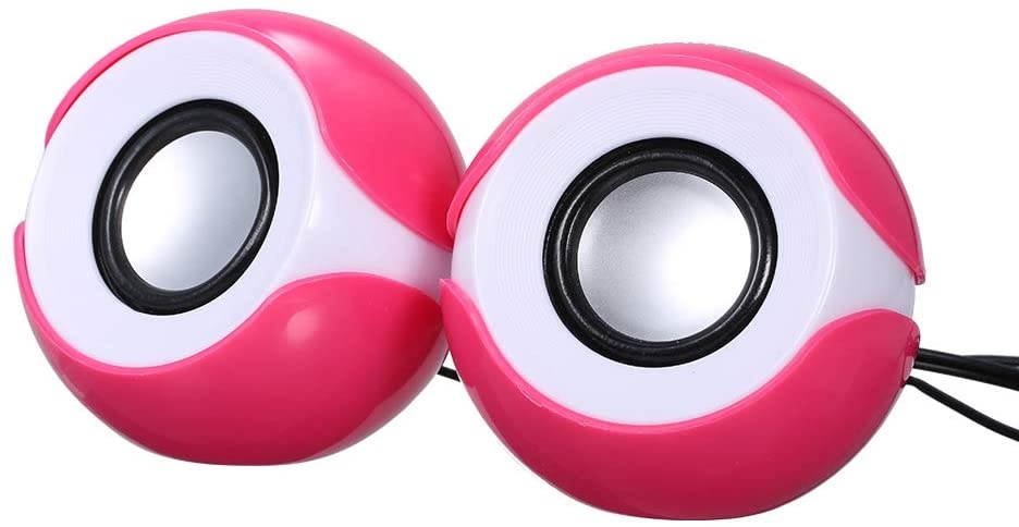 Docooler Computer Music Speaker Desktop Speaker Mini Music Speaker with 3.5mm Jack for Laptop/MP3/Smartphones