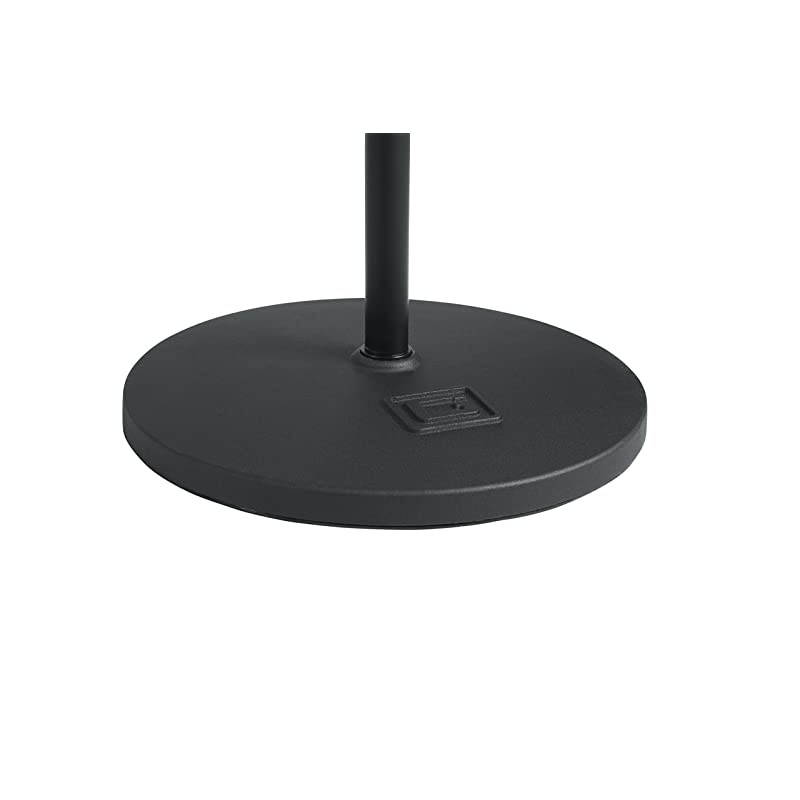 Frameworks Microphone Stand with 12" Weighted Base and Deluxe Soft Grip Squeeze Height Adjustment (GFW-MIC-1201)