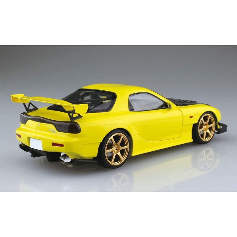 Aoshima Initial D #8 Takahashi FD3S RX-7 Project D -1/24 Scale Plastic Car Model