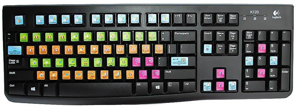 Traktor Scratch Pro - New Color Editing Sticker Keyboard