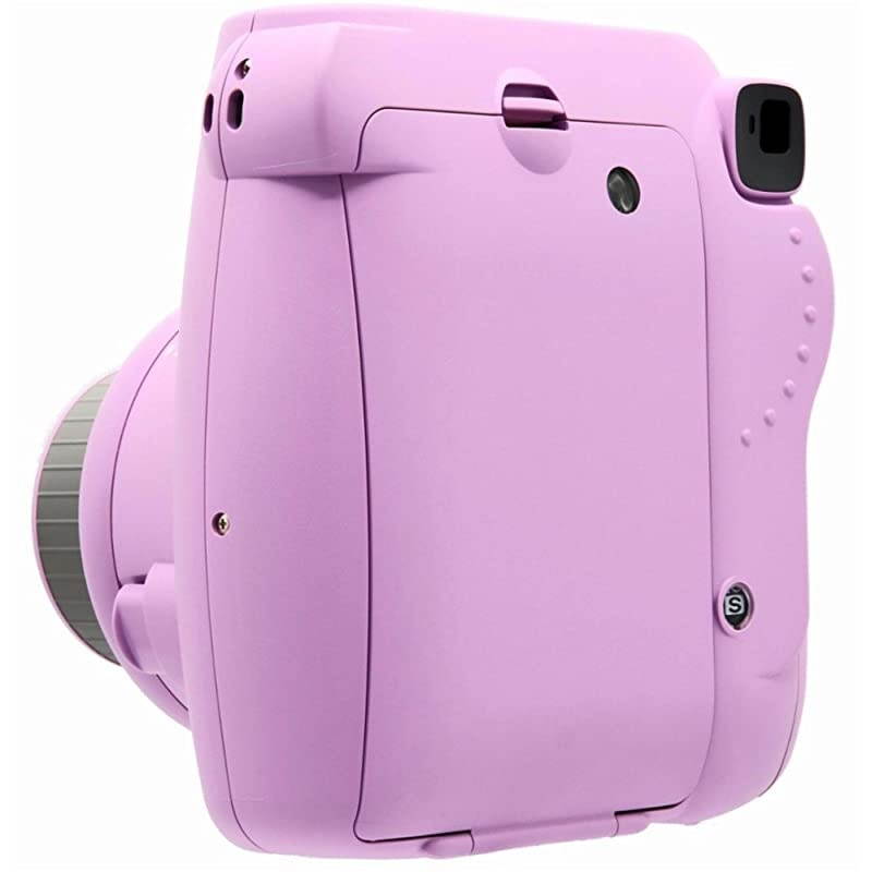 Mini 9 Instant Camera (Clear Purple) (Renewed)