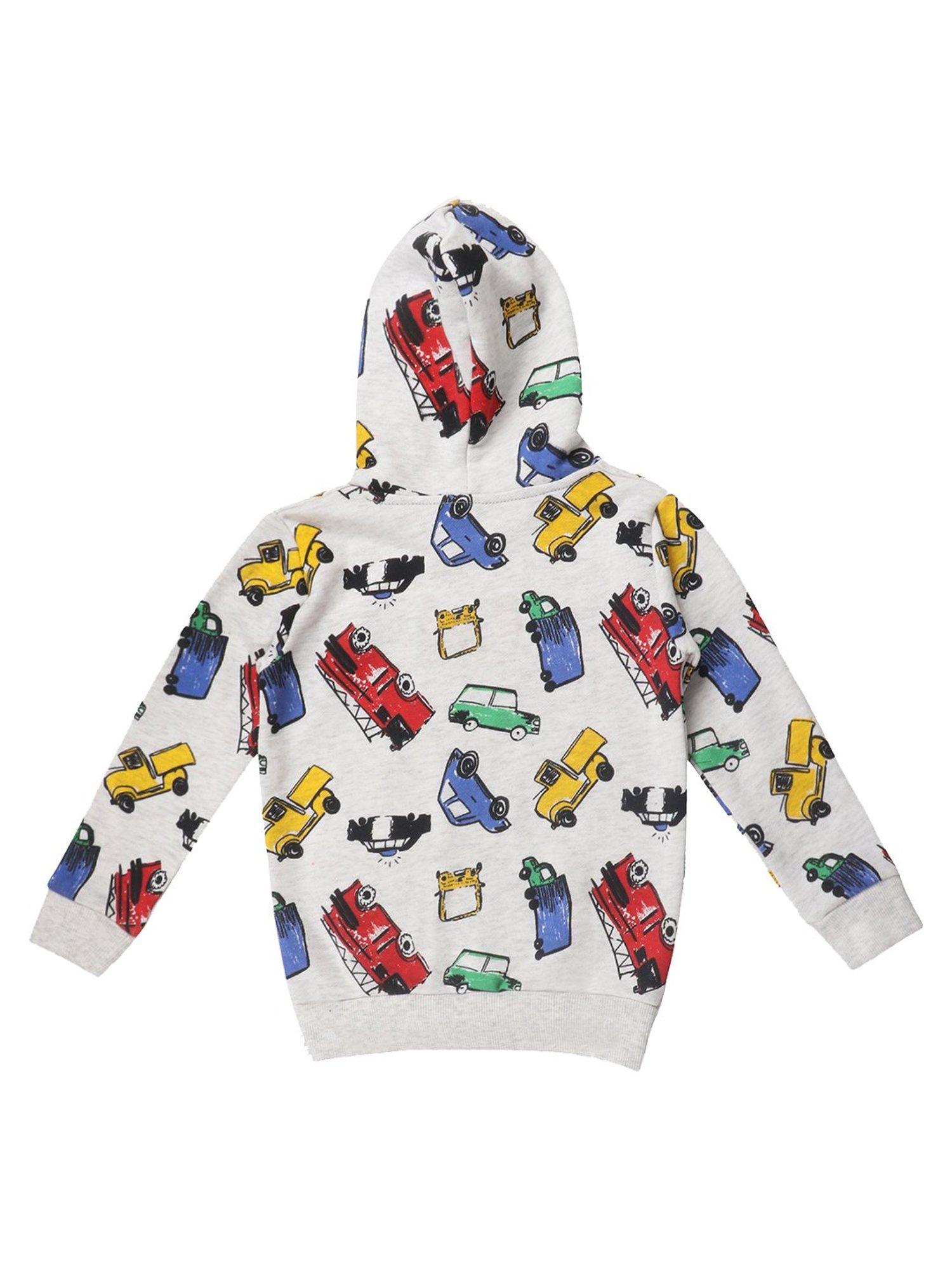 Lazy Shark Kids Grey Printed  Hoodie