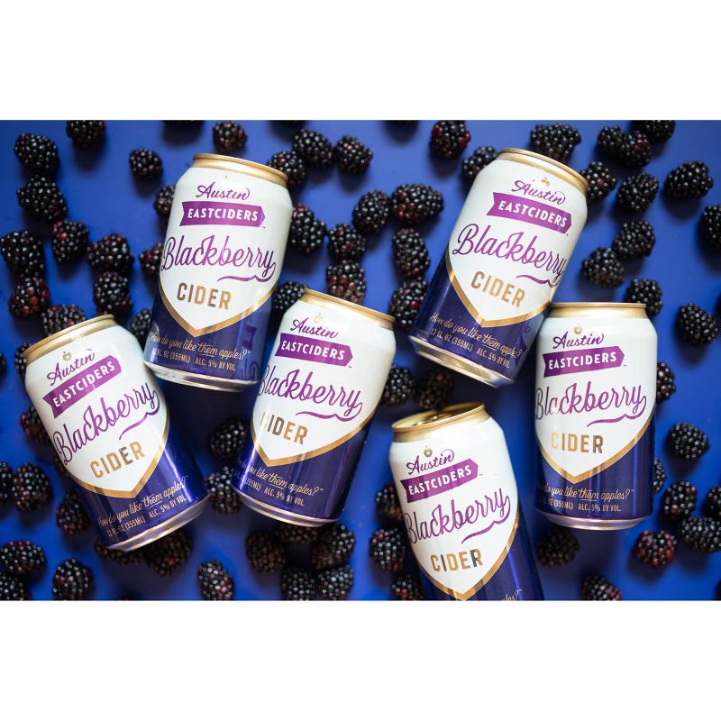 Austin Eastciders Blackberry Hard Cider - 6pk/12 fl oz Cans