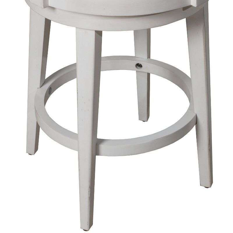 Savona Swivel Counter Height Barstool White - Hillsdale Furniture