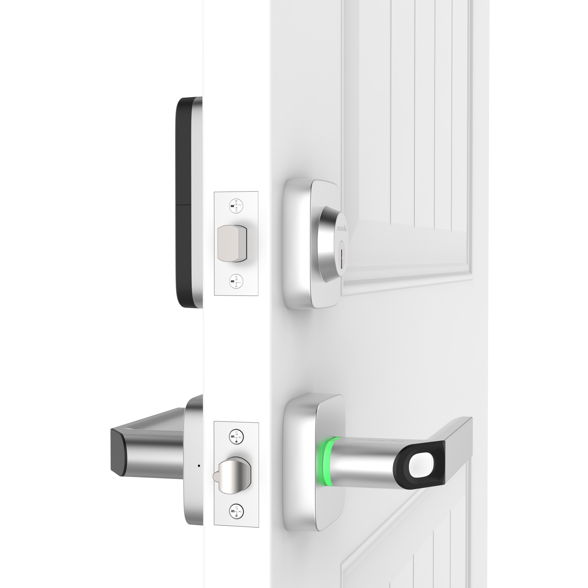 Ultraloq Combo Bluetooth Enabled Fingerprint & Key Fob Two-Point Smart Lock with WiFi Bridge