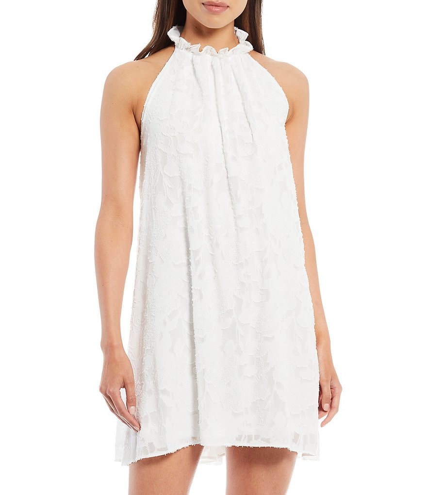 Sachin & Babi Adeline Halter Neck Sleeveless Swing Dress