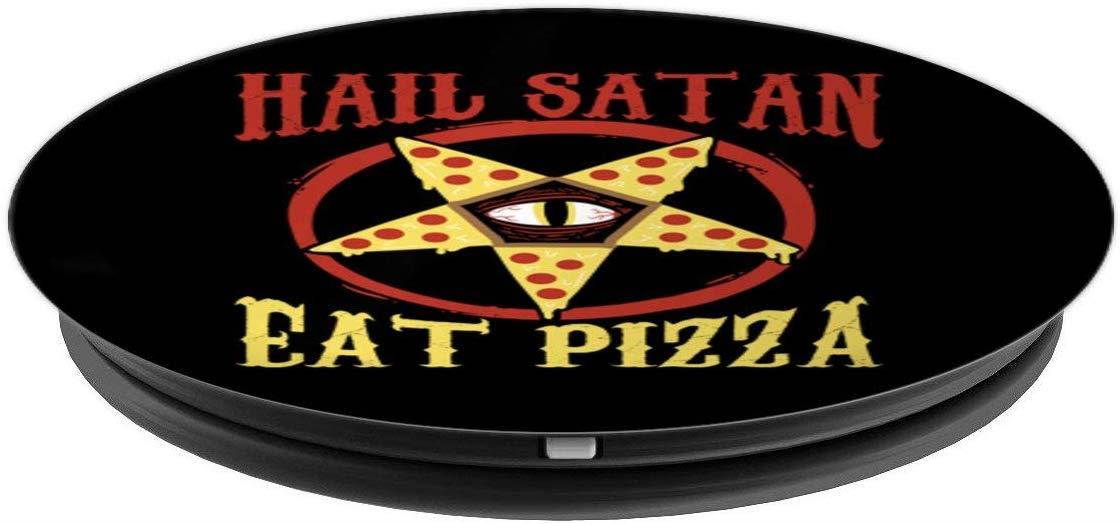 Hail Satan Eat Pizza Funny Pentacle