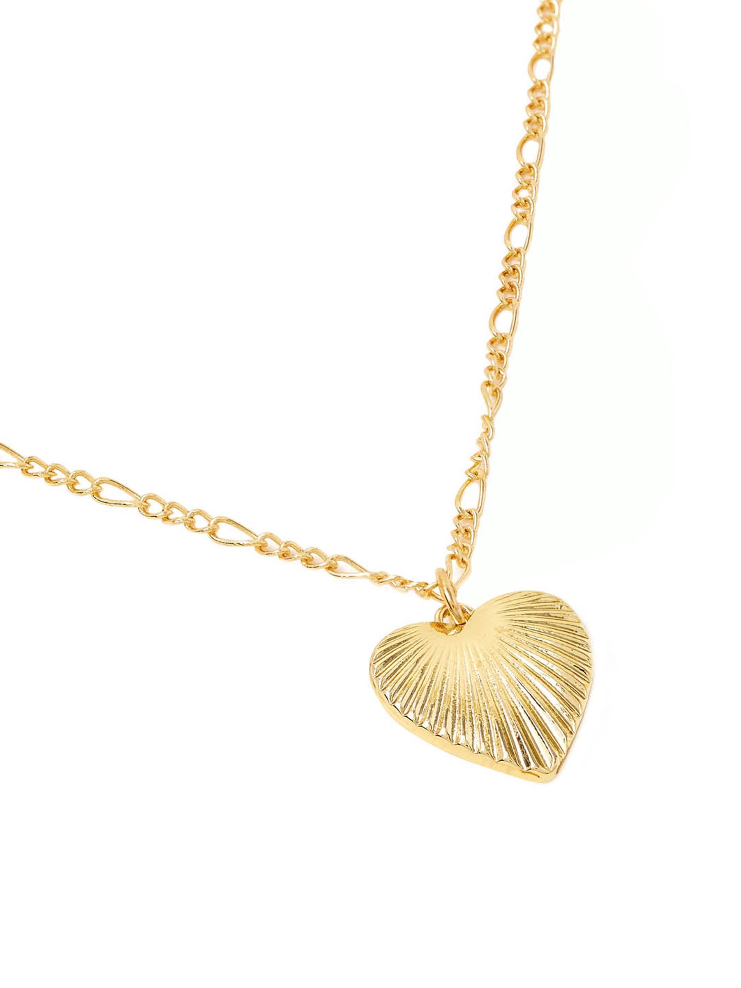 Accessorize London Gold Heart Pendant Necklace for Women