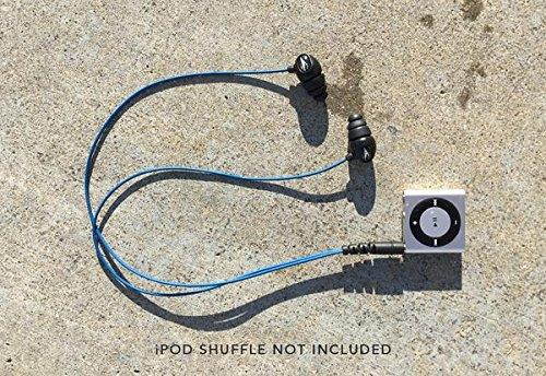 Waterproof Headphones for Swimming - Surge S+ (Short Cord). Best Waterproof Headphones for Swimming Laps