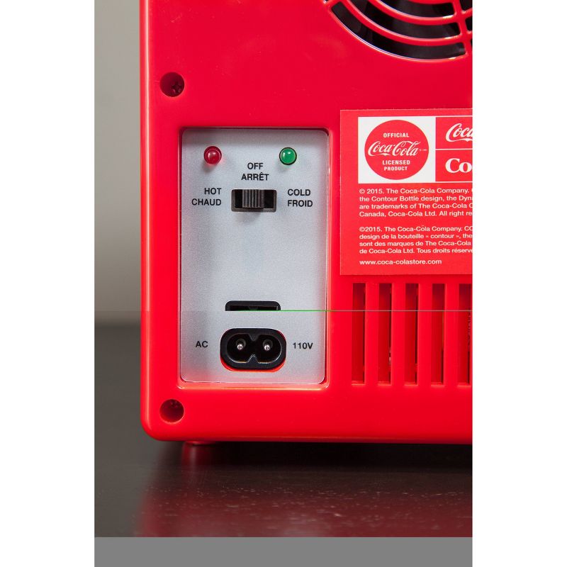 Coca-Cola 0.14 cu ft Personal Refrigerator - Red
