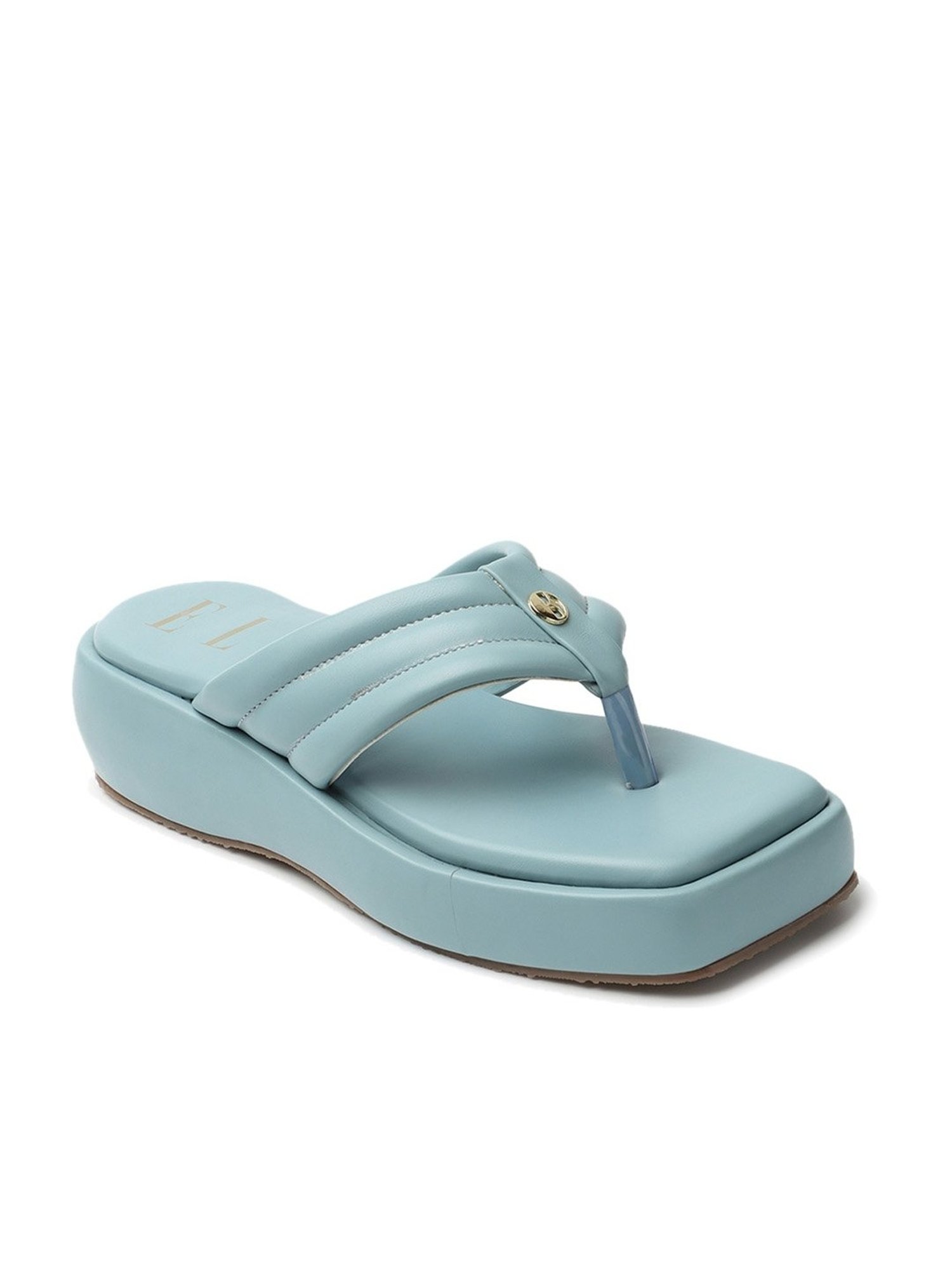 Elle Women's Sky Blue Thong Sandals