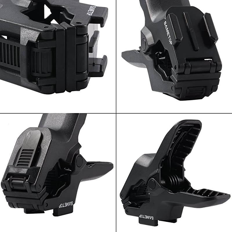 Jaws Flex Clamp Mount with Adjustable Gooseneck Compatible with GoPro Hero 9 8 7 6 5 4 Session 3+ 3 2 1 Max Hero 2018 Fusion DJI Osmo Action Cameras