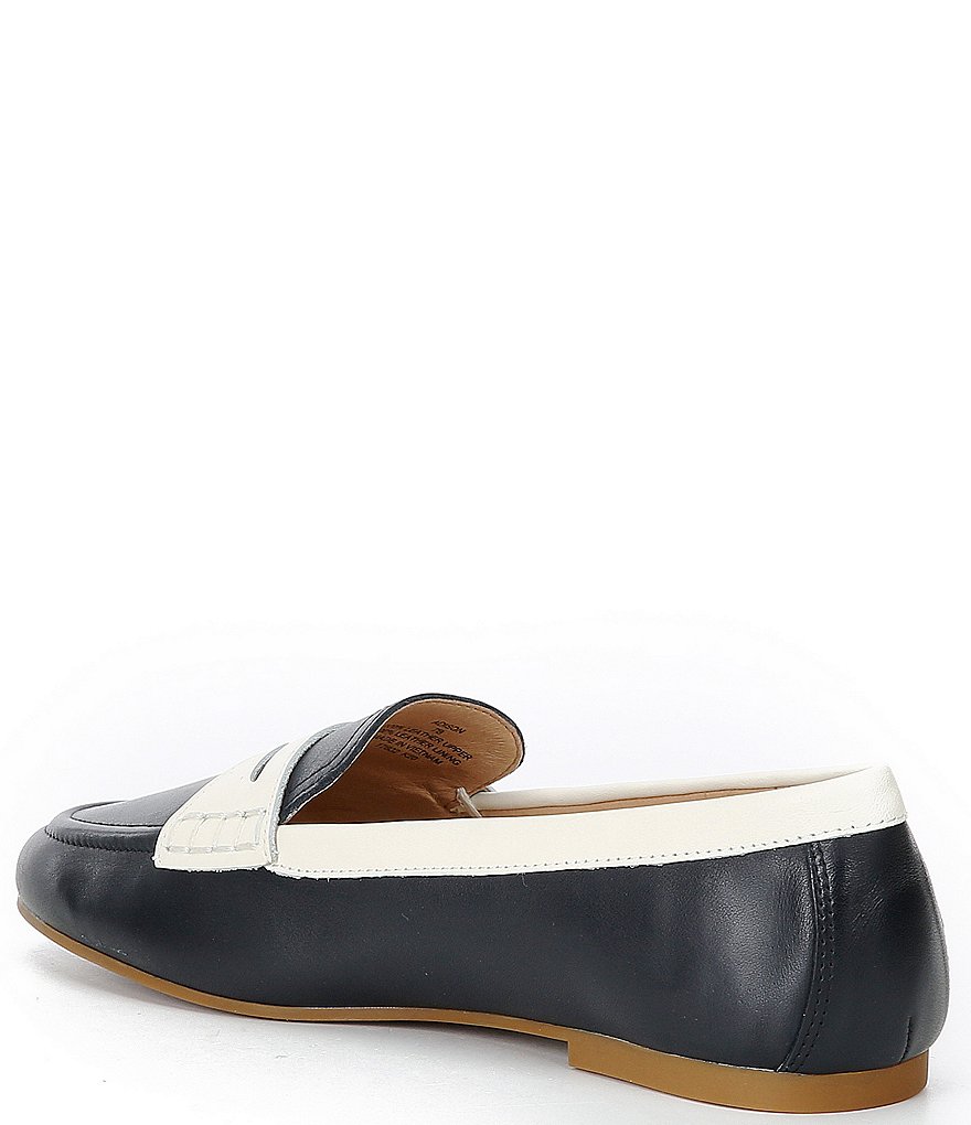 Lauren Ralph Lauren Adison Two-Tone Leather Loafers
