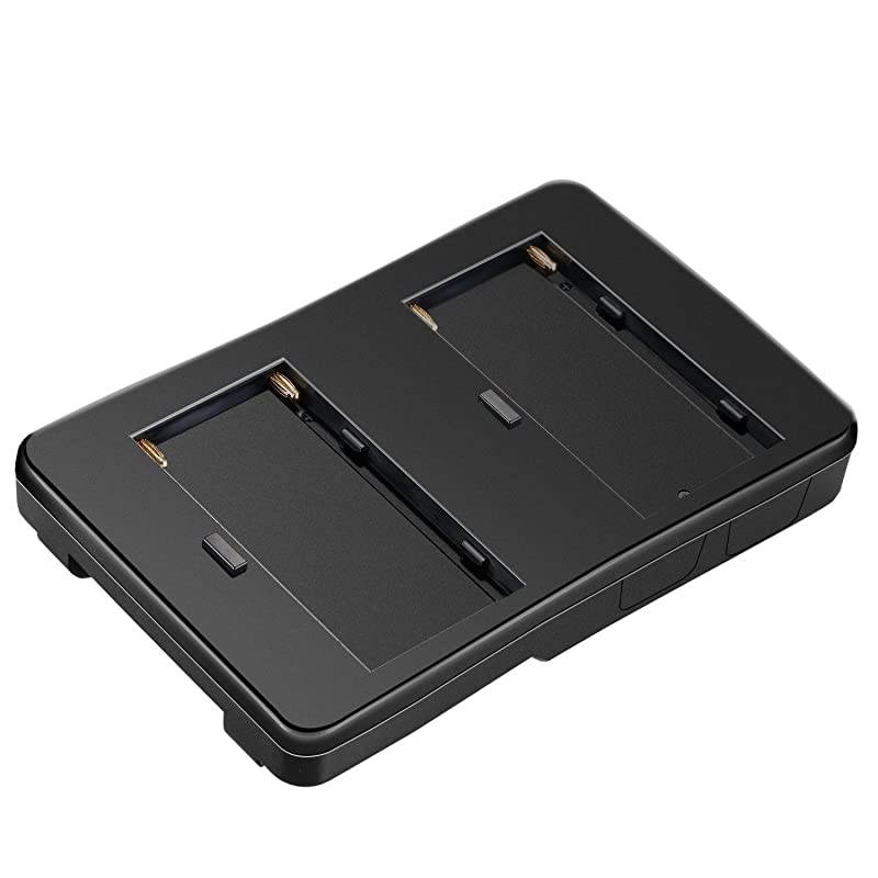 NPF Battery to VMount Battery Converter Adapter for LED Light Field Monitor 5D2 Rigs Alternative Battery Option for Sony VMount Gear Fits for 2Pack Sony NPF970 NPF770NPF570 Battery