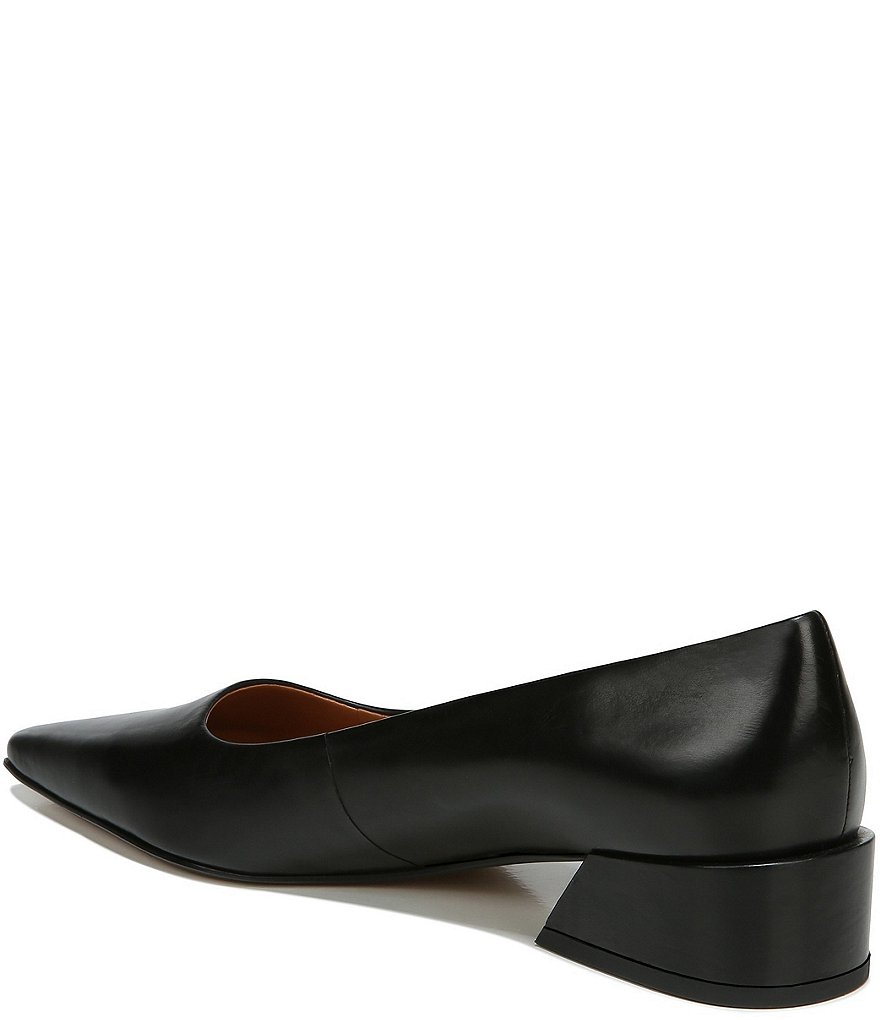 Sarto by Franco Sarto Modena Leather Block Heel Pumps