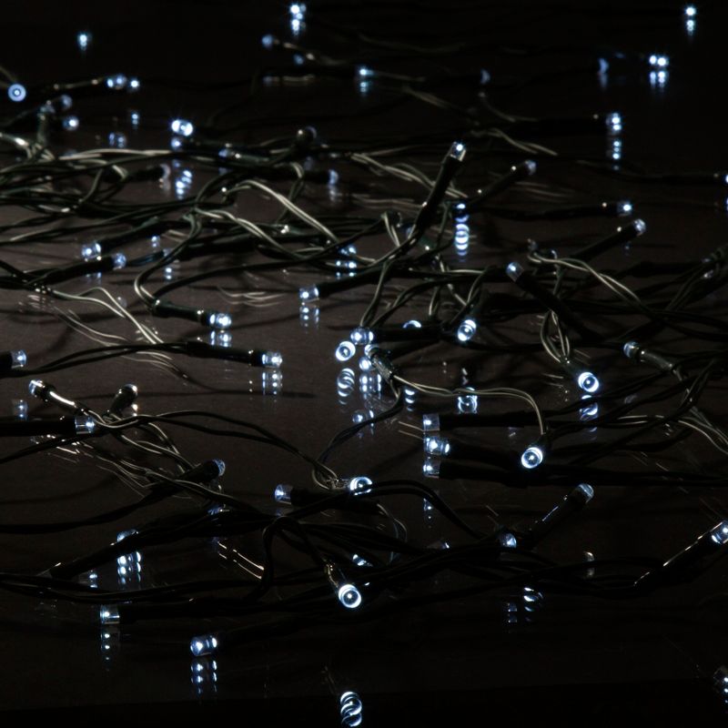 J. Hofert Co Commercial Grade Christmas Rope Light Set White Cord - Lime Green