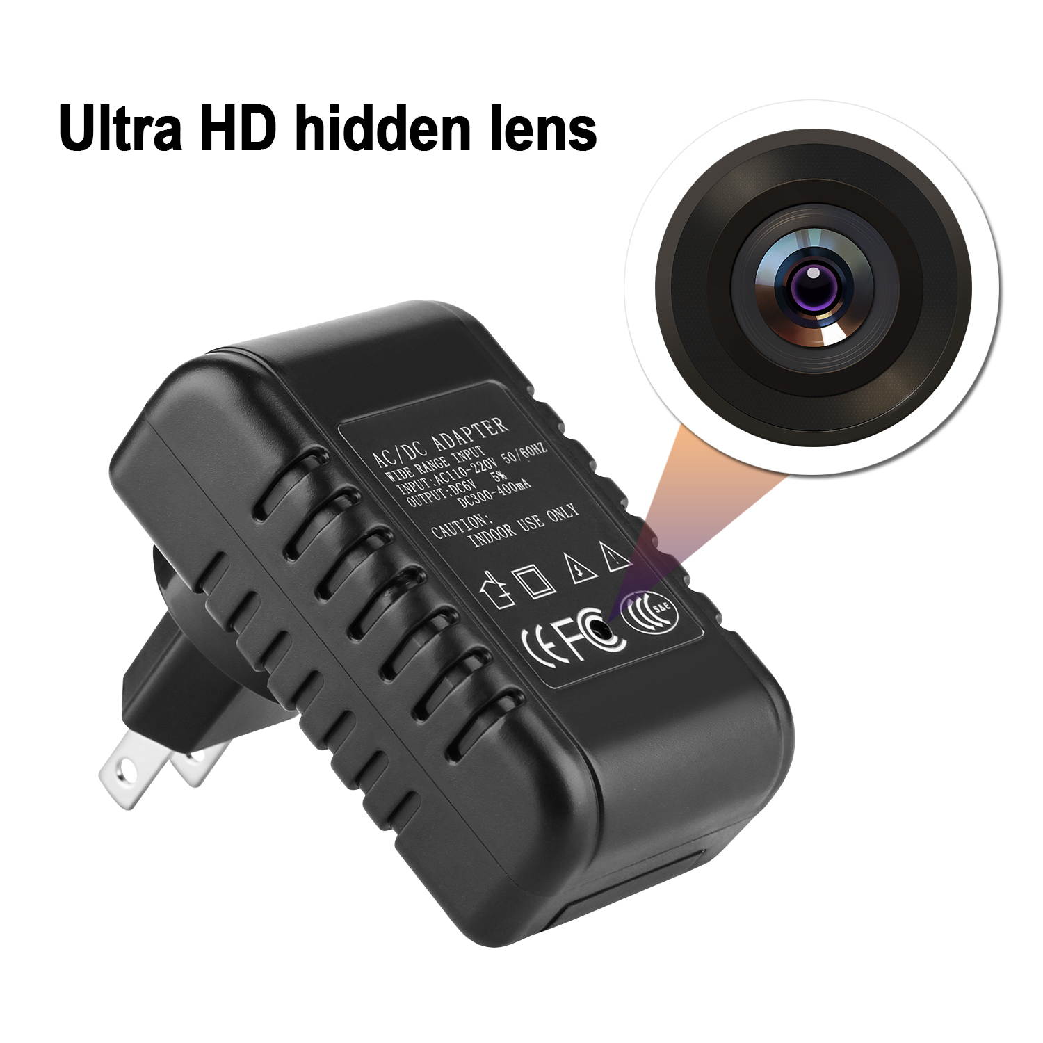 HD 1080P WIFI  Mini SPY Motion Hidden Wall Charger IP Camera US Adapter Plug Cam