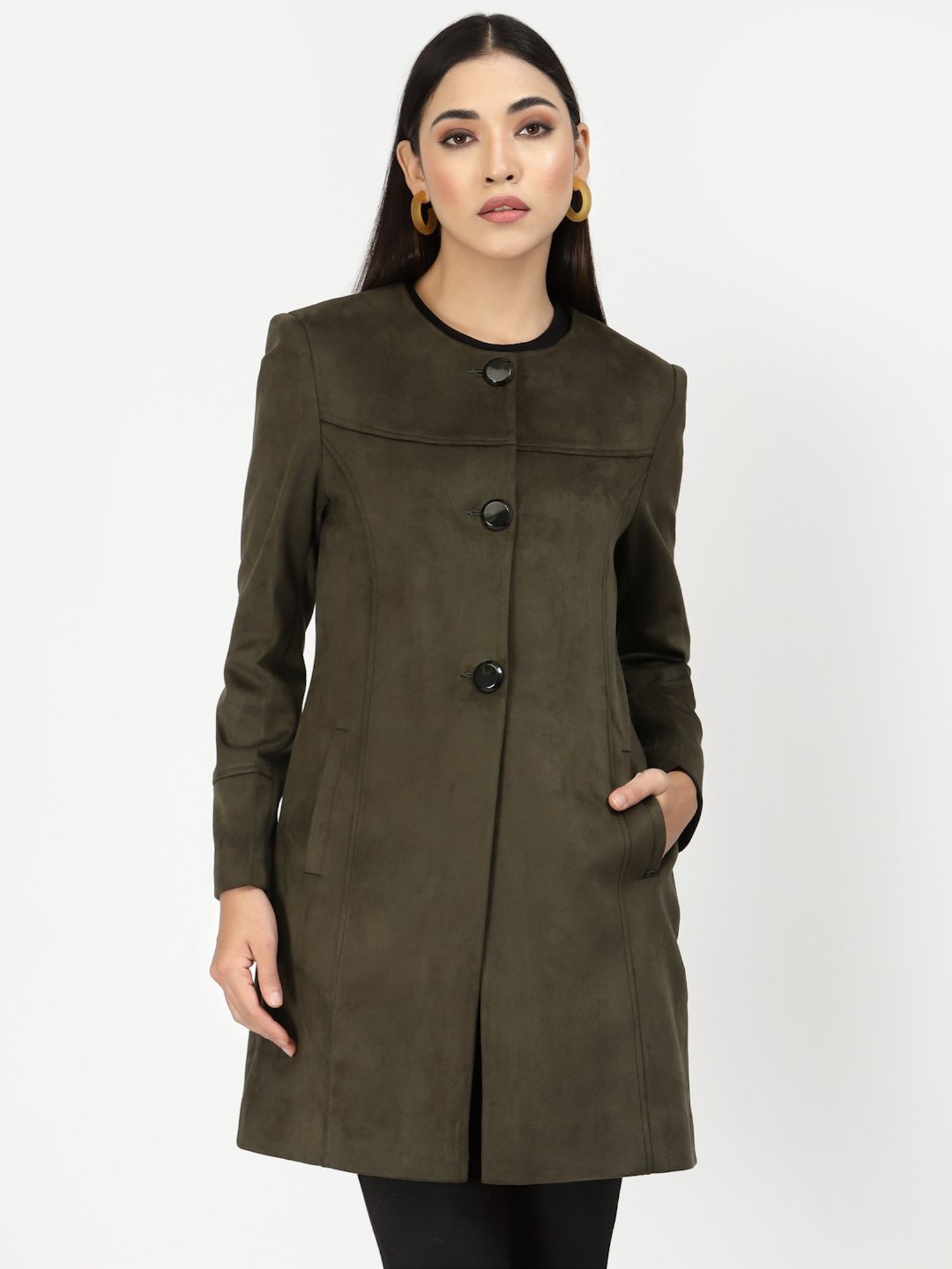 Juelle Olive Over Coat