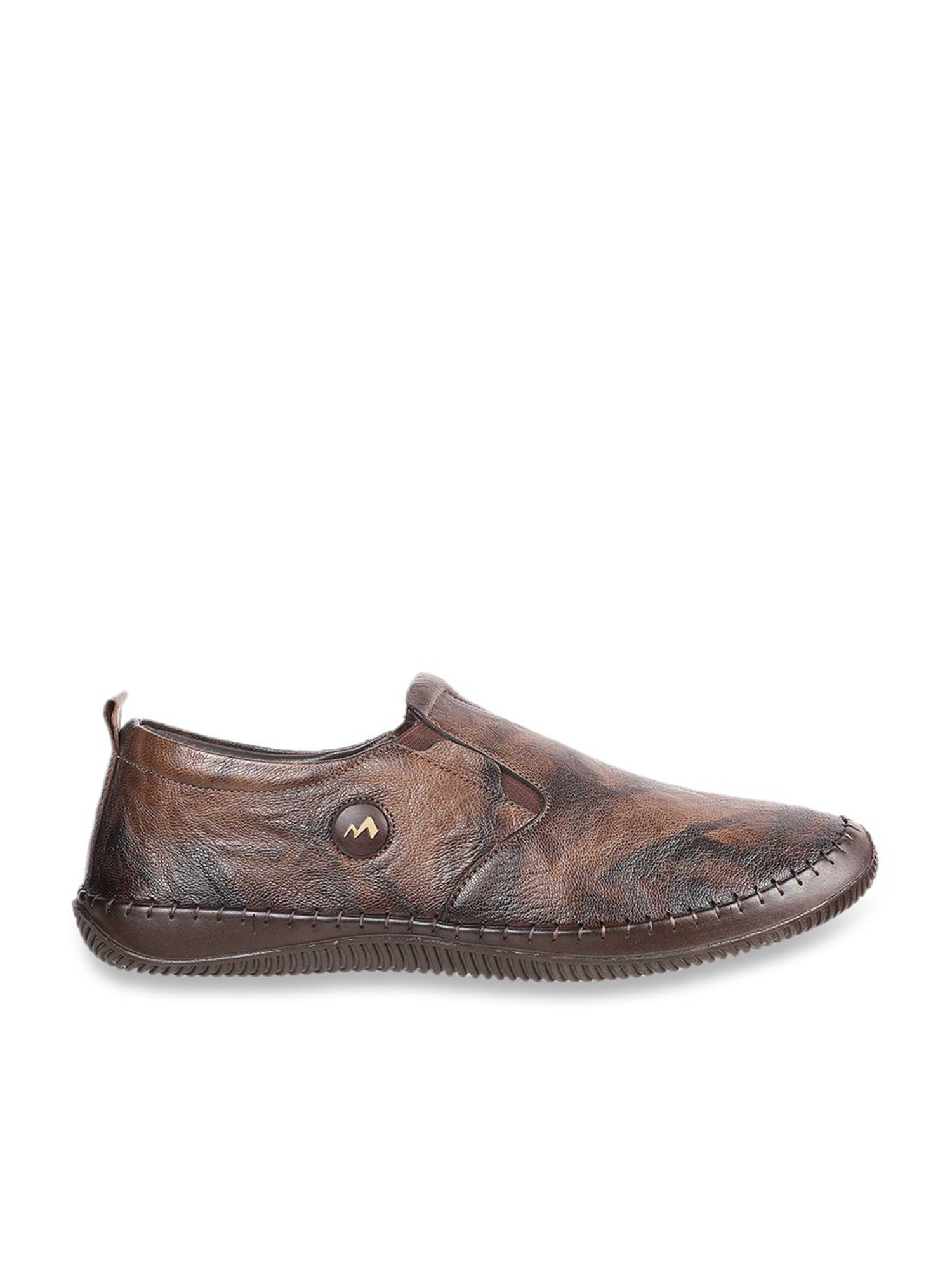 Metro Men's Brown Casual Moccasins