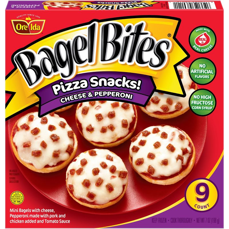 Bagel Bites Cheese and Pepperoni Frozen Mini Bagel Pizzas - 7oz