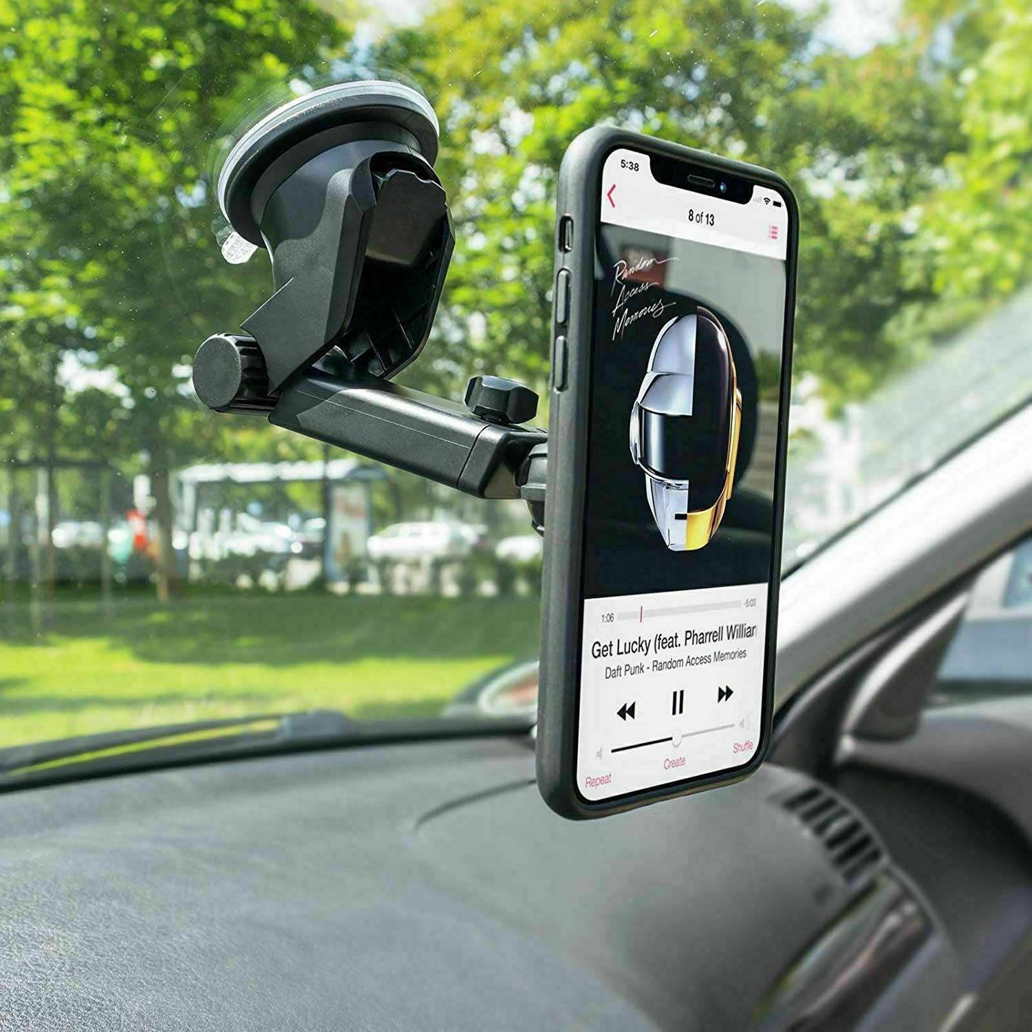 Universal Magnetic Car Mount Holder Dash Windshield Suction Cup For Cell Phone